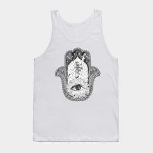 Belly Dance Hamsa Tattoo Tank Top